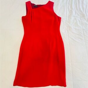 Liz Claiborne Red dress, size 8, worn few times.